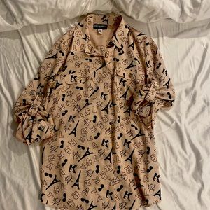 Karl Lagerfielf oversized blouse